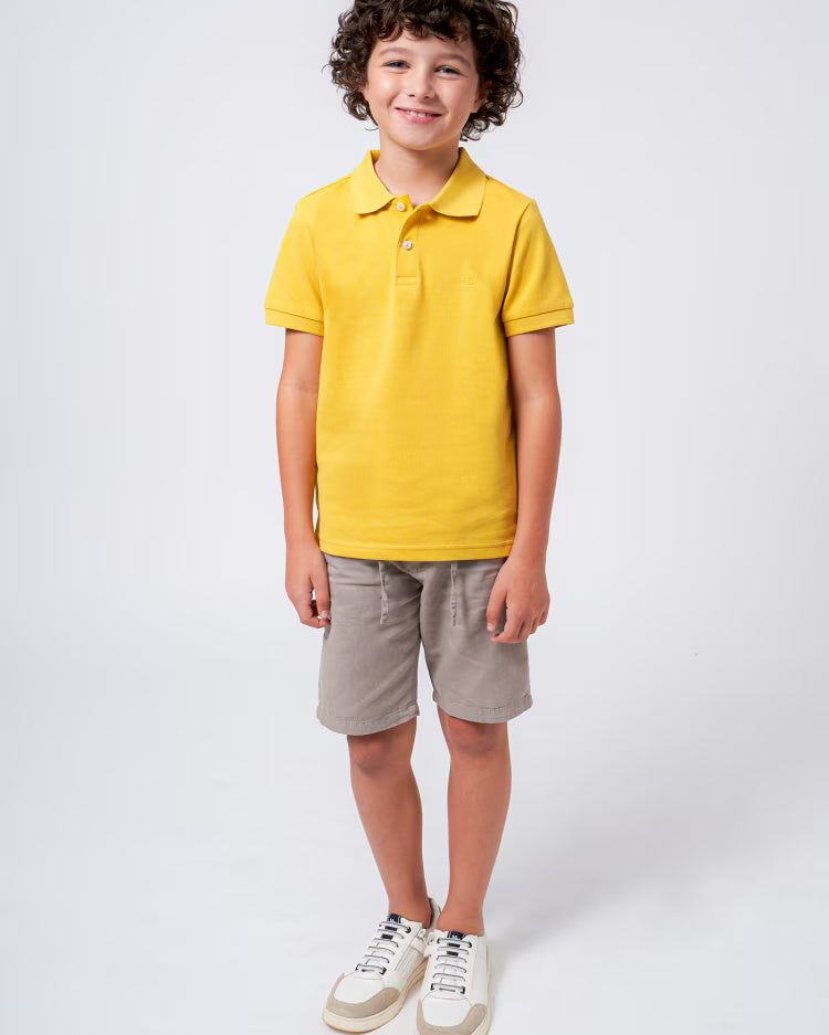 Bermuda in lino ragazzo Mayoral tortora Mayoral Beige