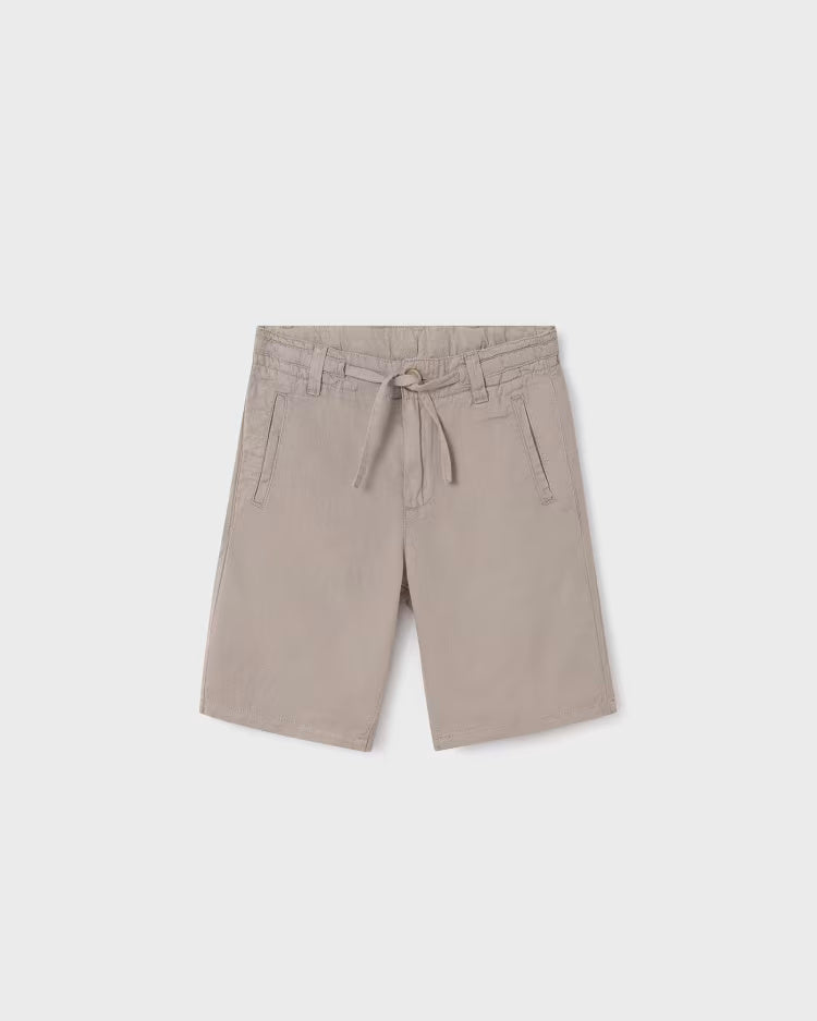 Bermuda in lino ragazzo Mayoral tortora Mayoral Beige