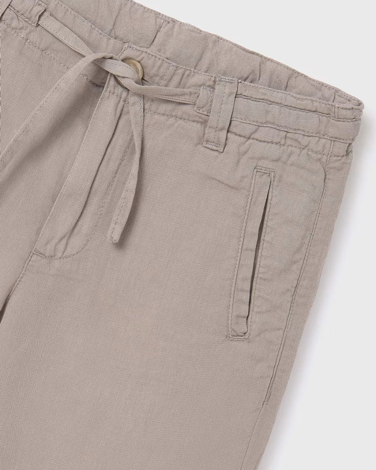 Bermuda in lino ragazzo Mayoral tortora Mayoral Beige