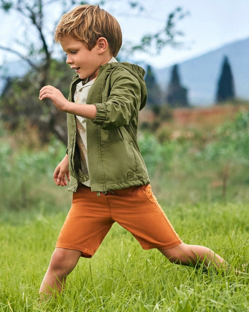 Bermuda lino coulisse bambino Mayoral arancio paprika Mayoral Arancione