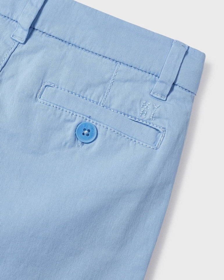 Bermuda modello chino in twill bambino Mayoral Azzurro - ErreGiModaBimbo