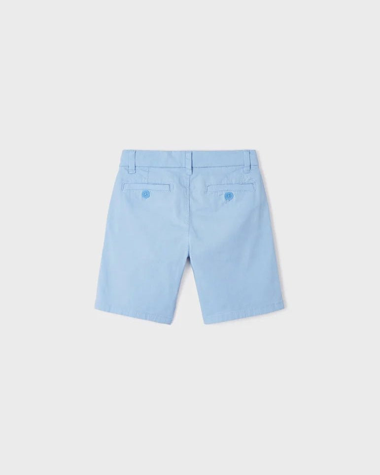 Bermuda modello chino in twill bambino Mayoral Azzurro - ErreGiModaBimbo