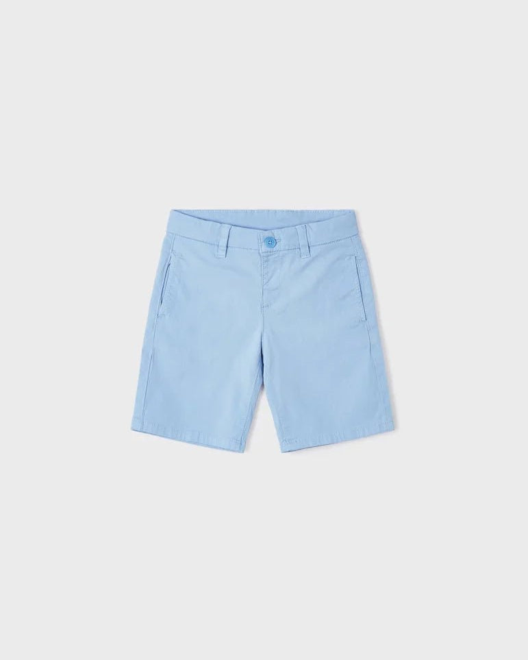 Bermuda modello chino in twill bambino Mayoral Azzurro - ErreGiModaBimbo