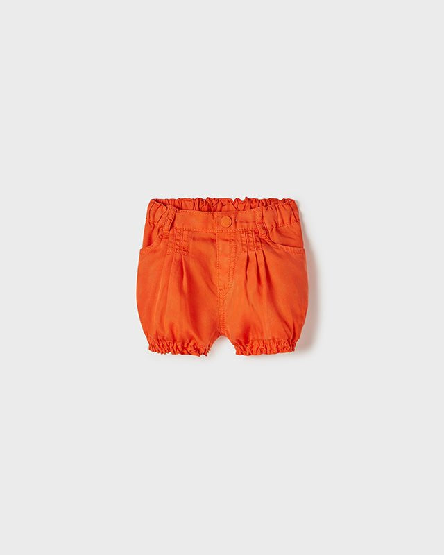 Bermuda neonata Mayoral Lyocell Tencel™ arancio - ErreGiModaBimbo