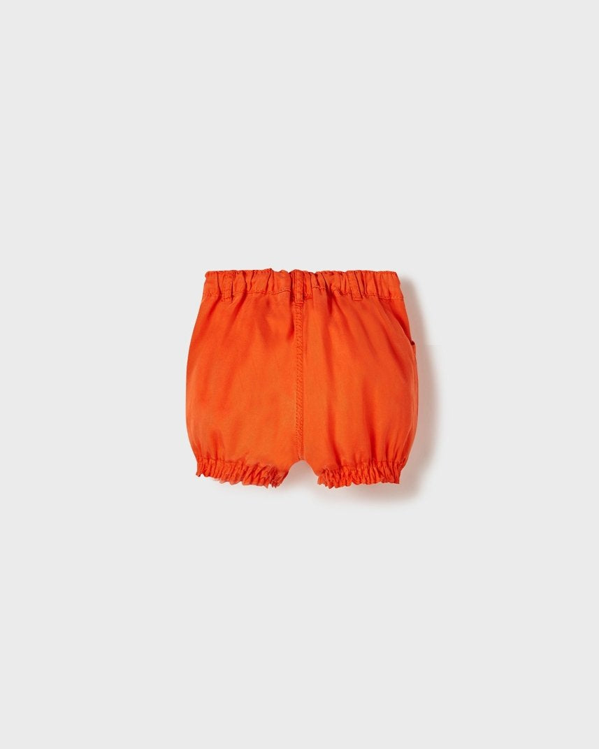 Bermuda neonata Mayoral Lyocell Tencel™ arancio - ErreGiModaBimbo