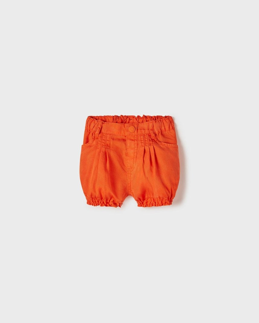Bermuda neonata Mayoral Lyocell Tencel™ arancio - ErreGiModaBimbo