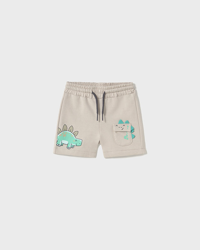 Bermuda neonato Mayoral interattivo Dinosauro grigio chiaro Mayoral Grigio