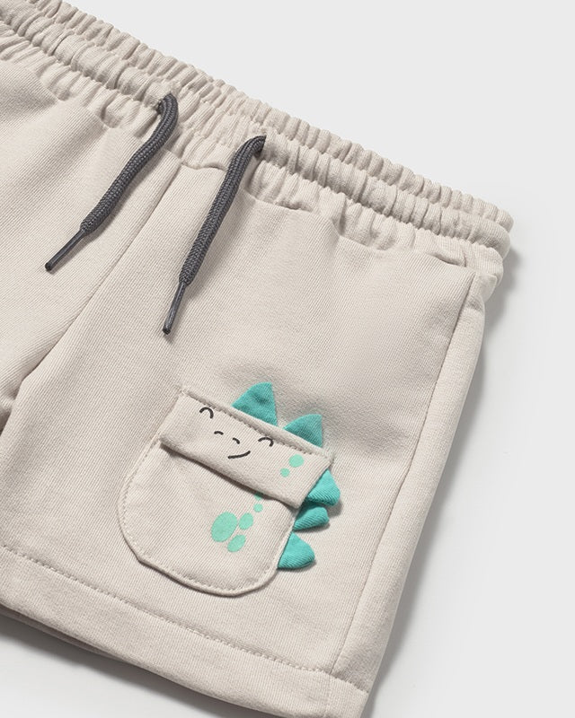 Bermuda neonato Mayoral interattivo Dinosauro grigio chiaro Mayoral Grigio