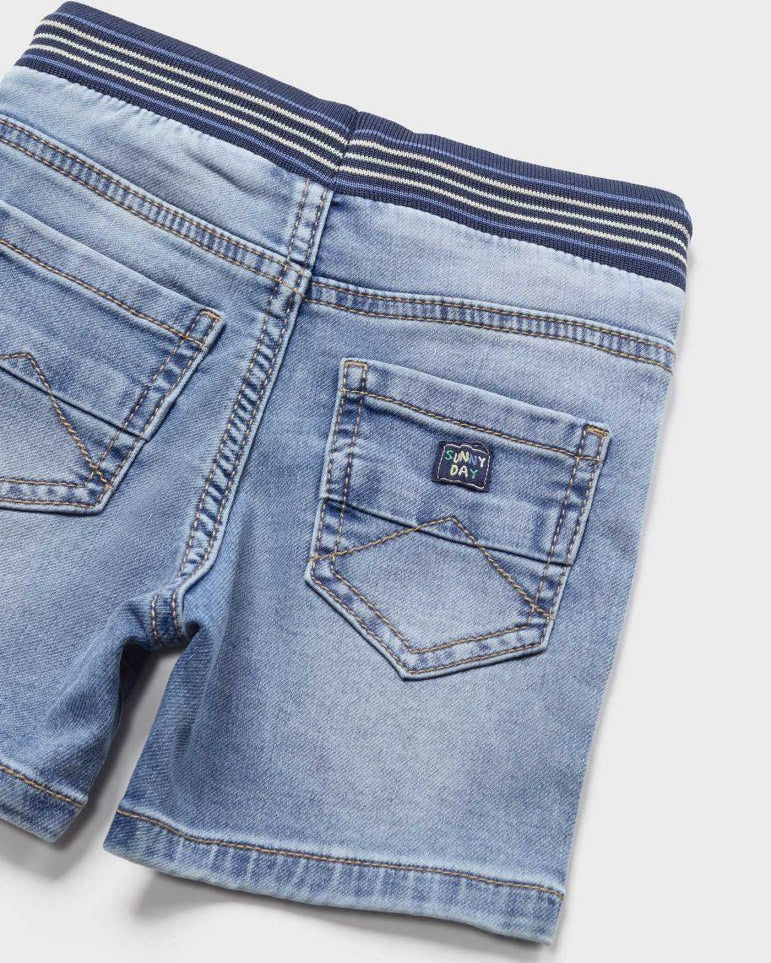 Bermuda neonato Mayoral jeans blu - ErreGiModaBimbo