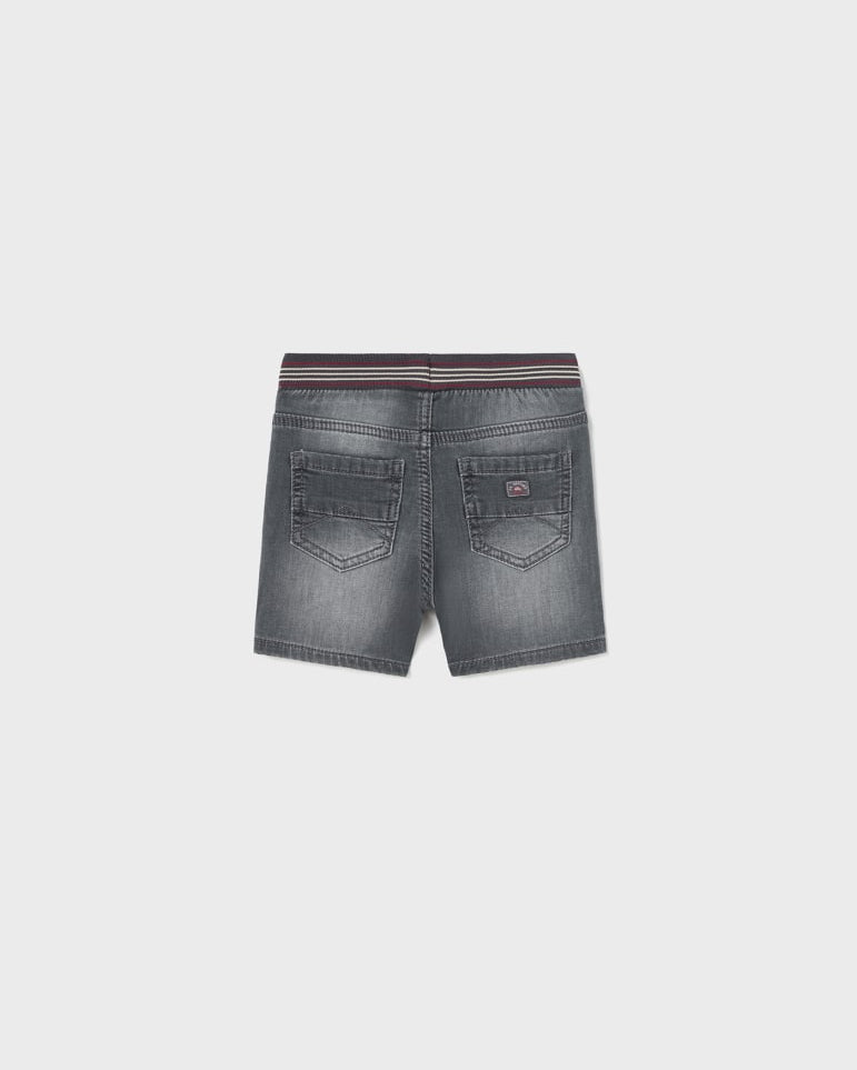 Bermuda neonato Mayoral jeans nero - ErreGiModaBimbo
