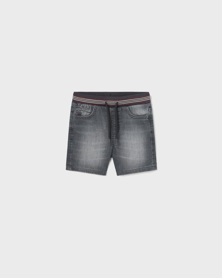 Bermuda neonato Mayoral jeans nero - ErreGiModaBimbo