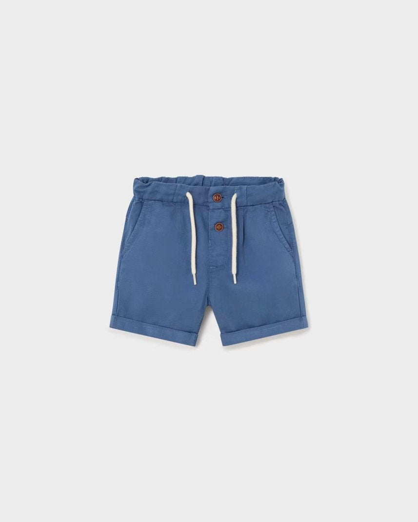 Bermuda relax fresco lino neonato Mayoral blu indaco Mayoral Indaco