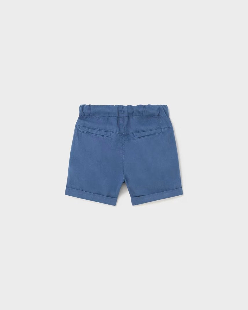 Bermuda relax fresco lino neonato Mayoral blu indaco Mayoral Indaco