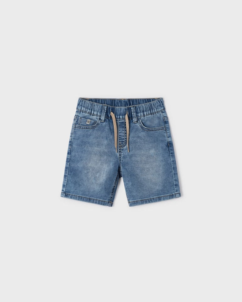 Bermuda soft jeans chiaro denim cotone bambino Mayoral - ErreGiModaBimbo