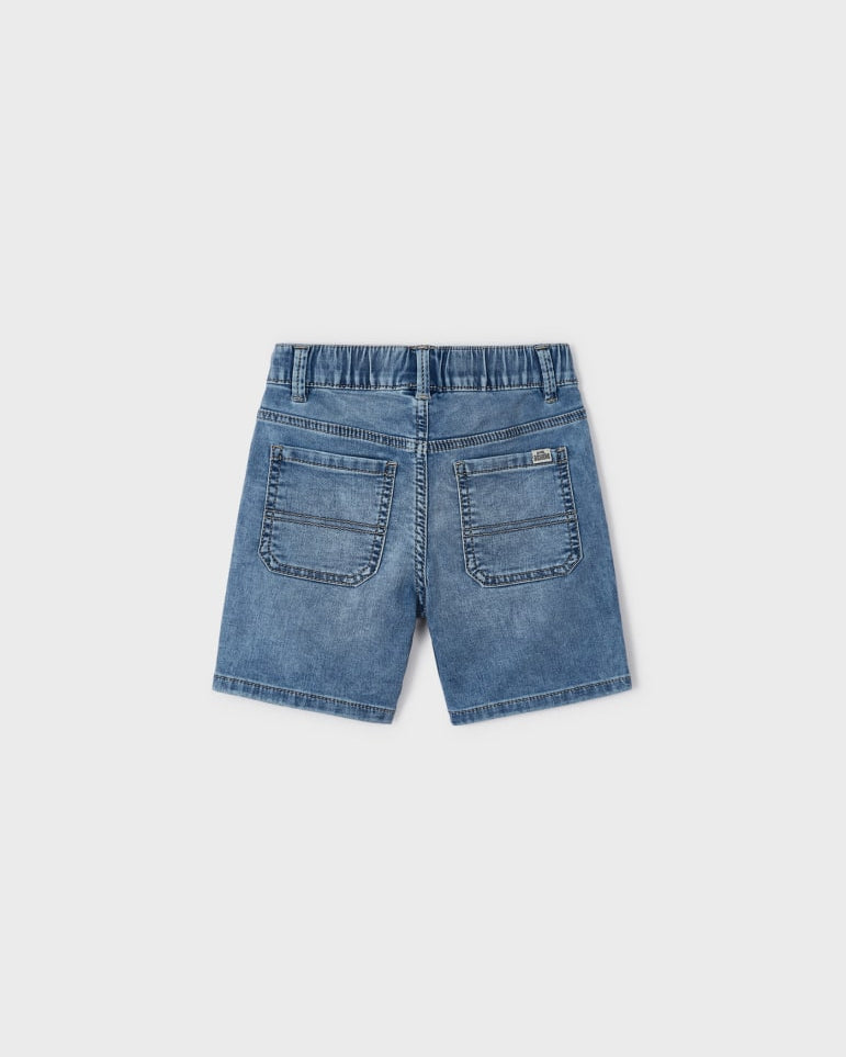 Bermuda soft jeans chiaro denim cotone bambino Mayoral - ErreGiModaBimbo