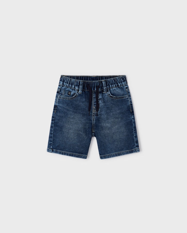 Bermuda soft jeasn denim cotone sostenibile bambino Mayoral - ErreGiModaBimbo