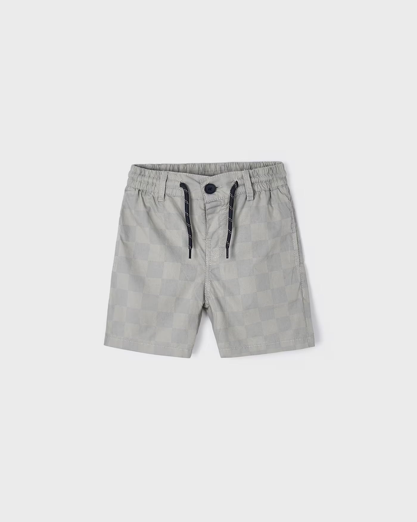 Bermuda coulisse bambino Mayoral stampa grigio scacchi Mayoral Grigio