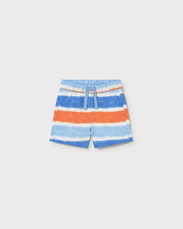 Bermuda neonato Mayoral tyedie azzurro e arancio Mayoral 6 Mesi 68cm