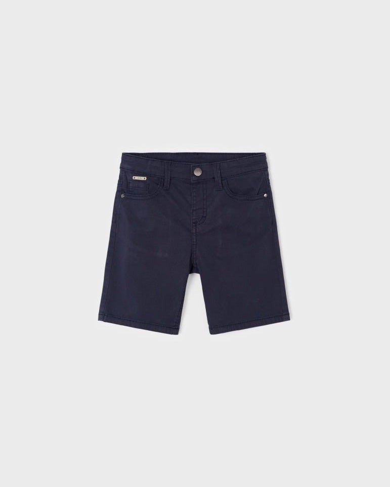 Bermuda twill bambino Mayoral blu navy - ErreGiModaBimbo
