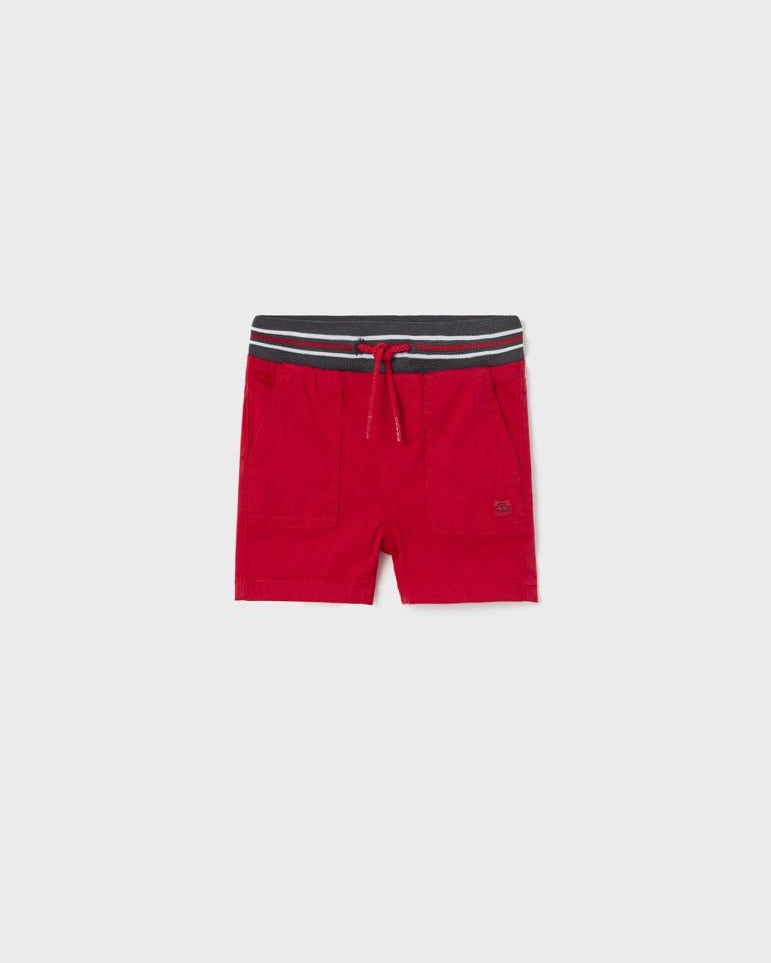 Bermuda twill neonato Mayoral rosso - ErreGiModaBimbo