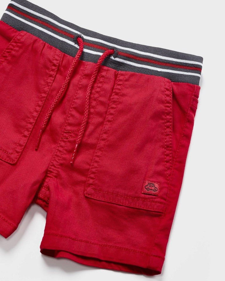 Bermuda twill neonato Mayoral rosso - ErreGiModaBimbo
