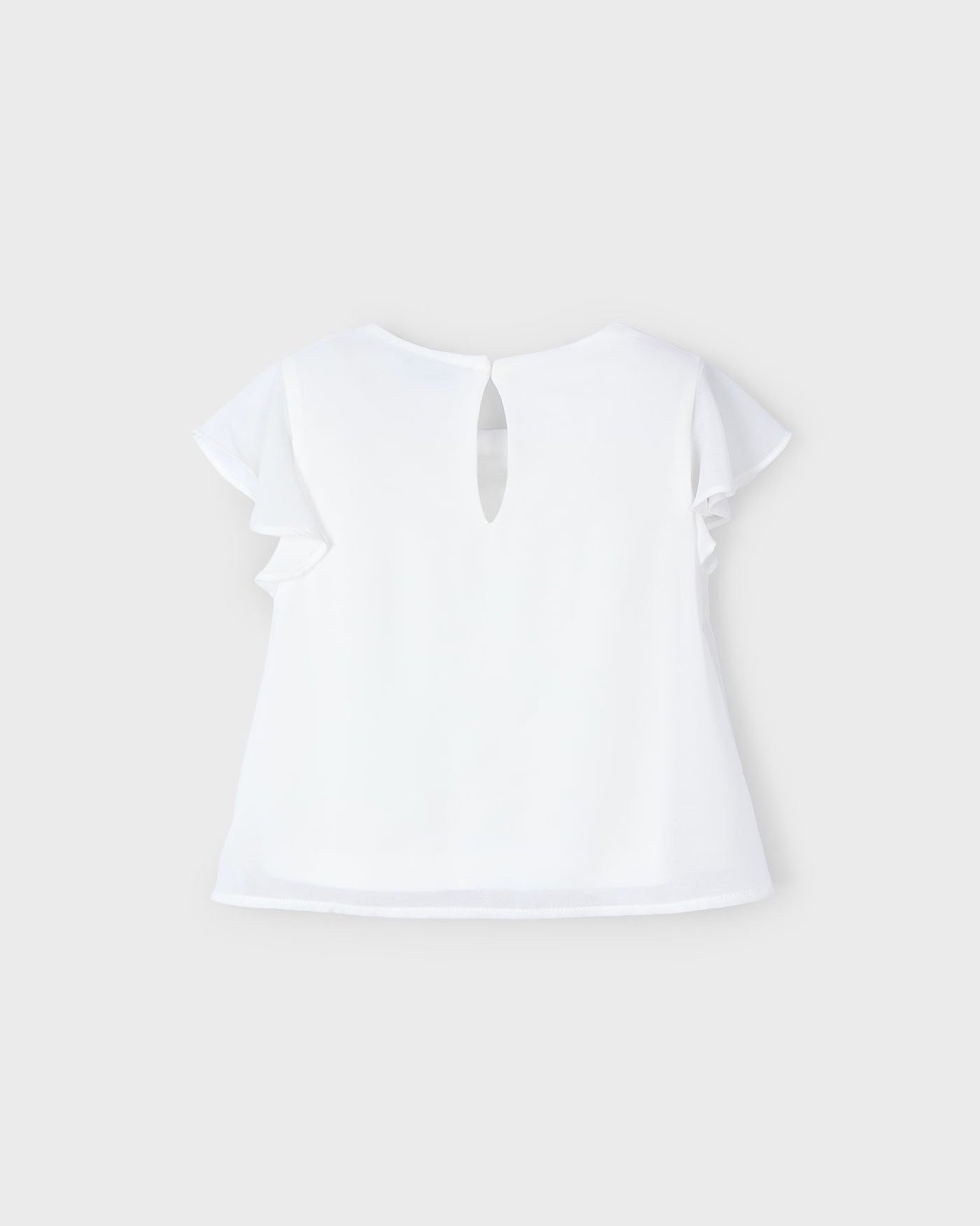 Blusa fiocco bambina Mayoral bianca Mayoral Bianco
