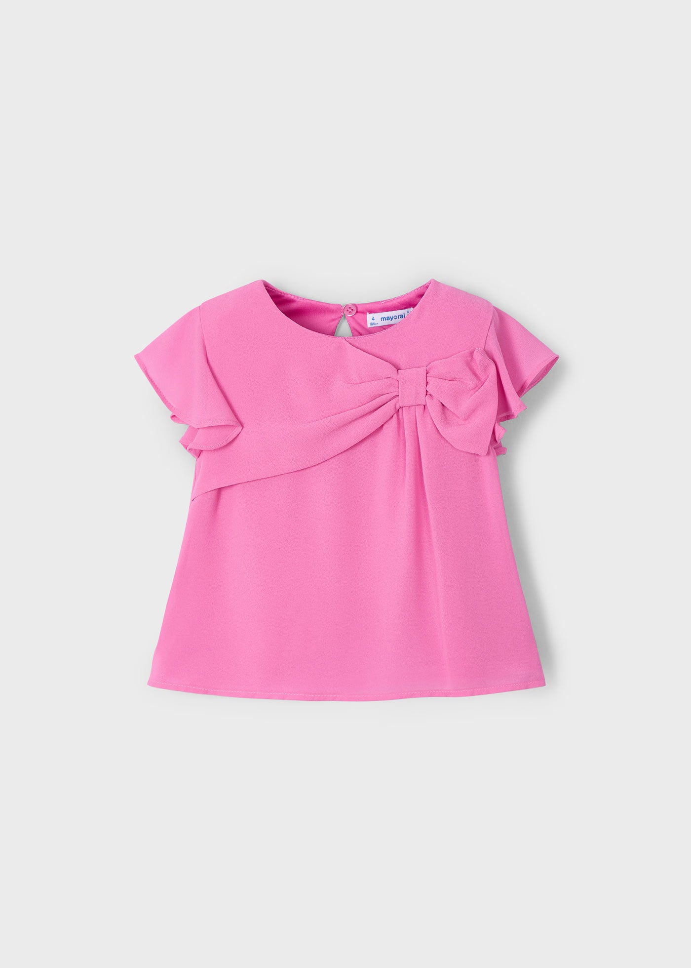 Blusa fiocco bambina Mayoral rosa camelia Mayoral Rosa