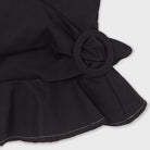 Blusa nera ragazza Mayoral manica ad aletta - ErreGiModaBimbo