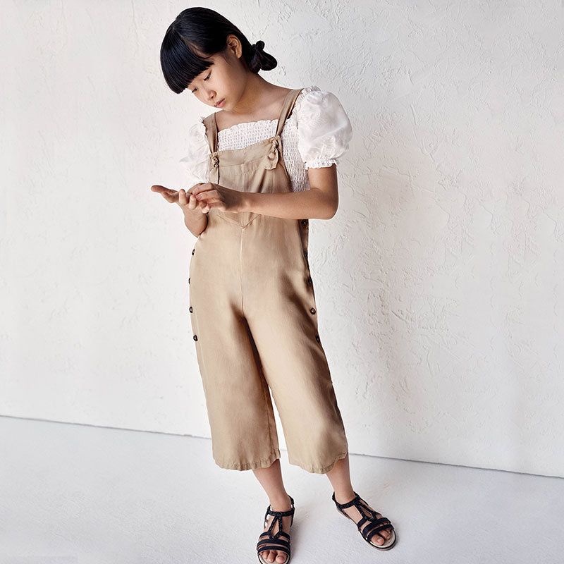 Blusa scollo romi fresco cotone ragazza Mayoral panna Mayoral 8 Anni 128cm