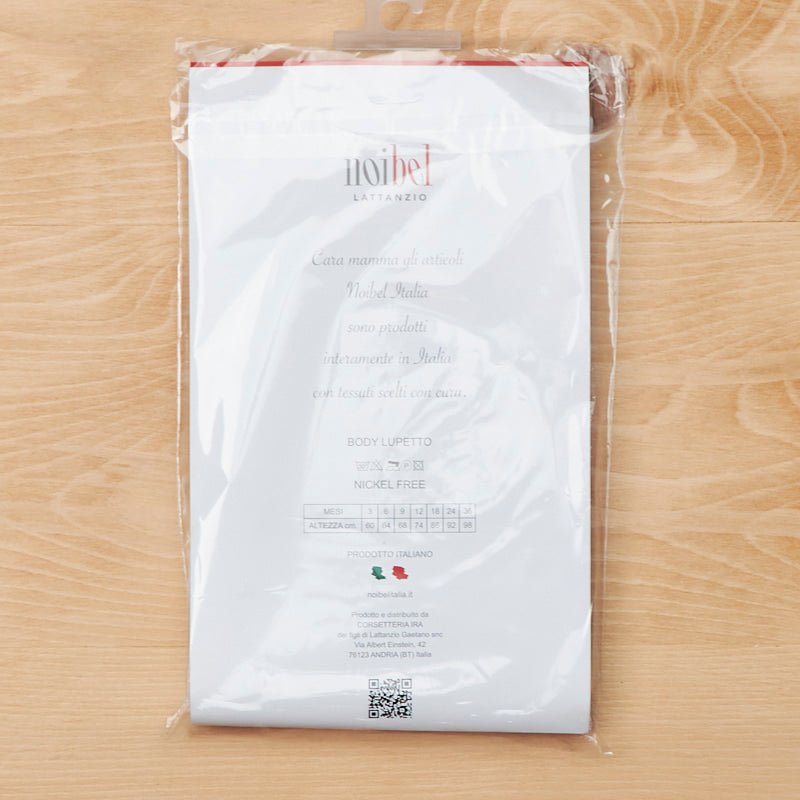 Body lupetto unisex caldo cotone manica lunga Noibel - ErreGiModaBimbo