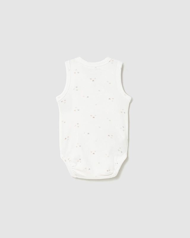 Body smanicato fresco cotone neonati Mayoral Newborn panna loghi beige Mayoral 0-1 Mesi 55cm