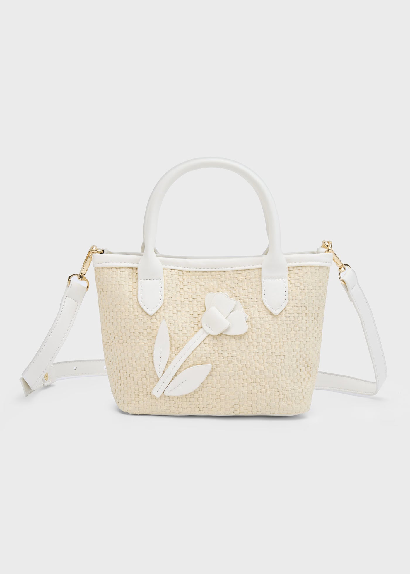 Borsa fiore bambina Mayoral panna Mayoral