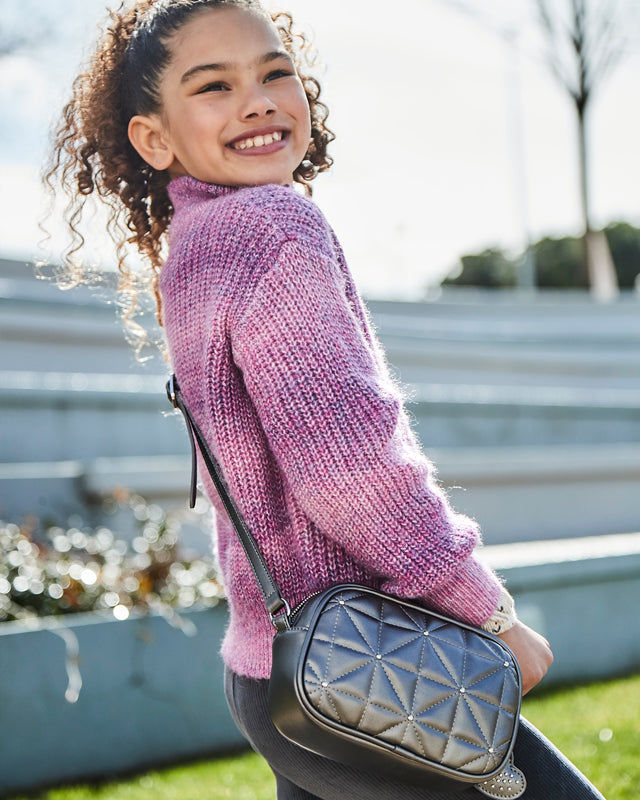 Borsa imbottita bambina Mayoral color piombo Mayoral Default Title