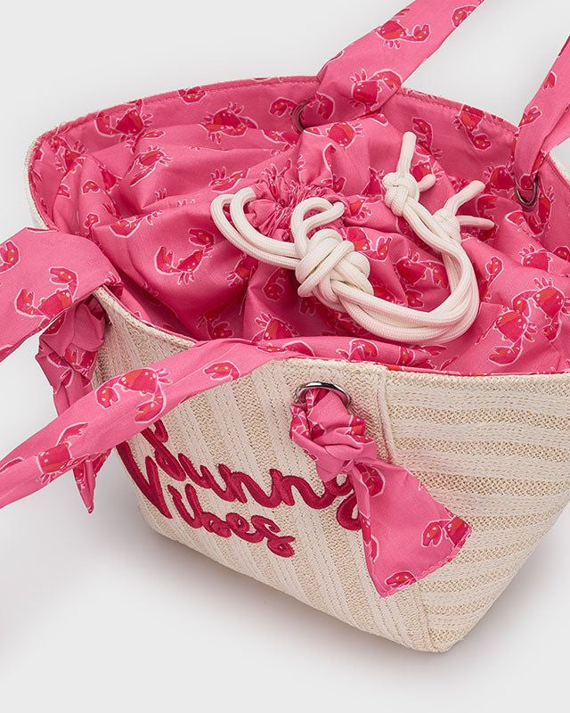 Borsa mare bambina Mayoral Sun Vibes rosa geranio Mayoral