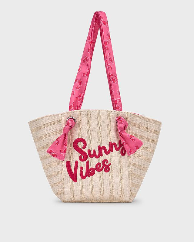 Borsa mare bambina Mayoral Sun Vibes rosa geranio Mayoral