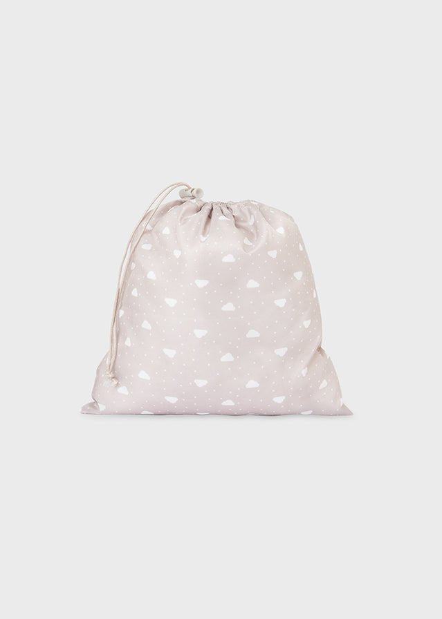 Borsa maternità Mayoral similpelle dettaglio pellicciotto bianca - ErreGiModaBimbo