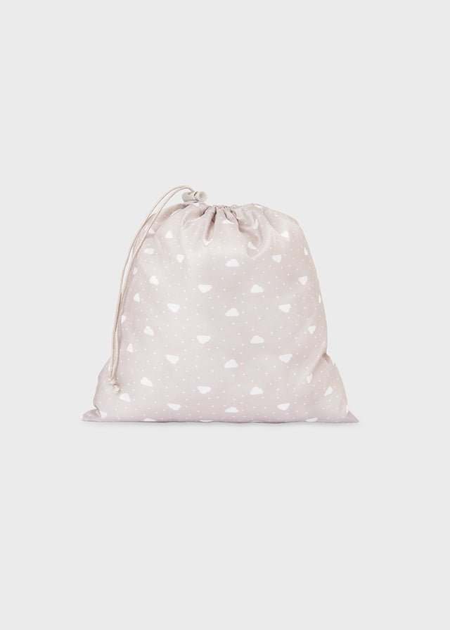 Borsa maternità Mayoral similpelle dettaglio pellicciotto bianca - ErreGiModaBimbo