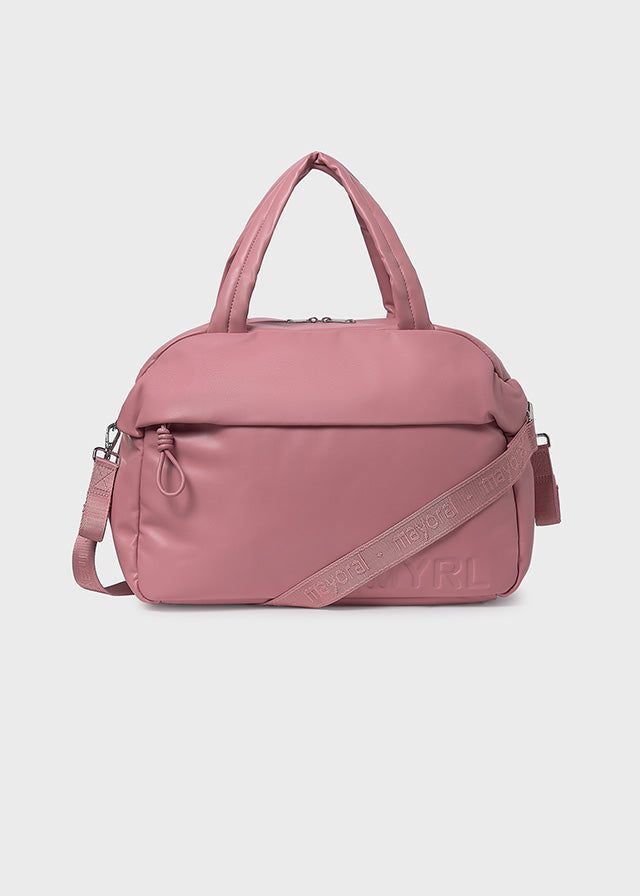 Borsa maternità neonati logo Mayoral Newborn rosa Mayoral