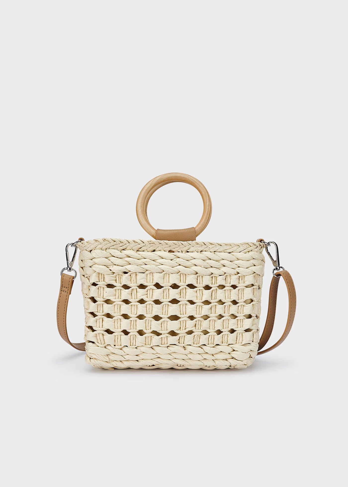 Borsa natural bambina Mayoral tipo vimini Mayoral Default Title