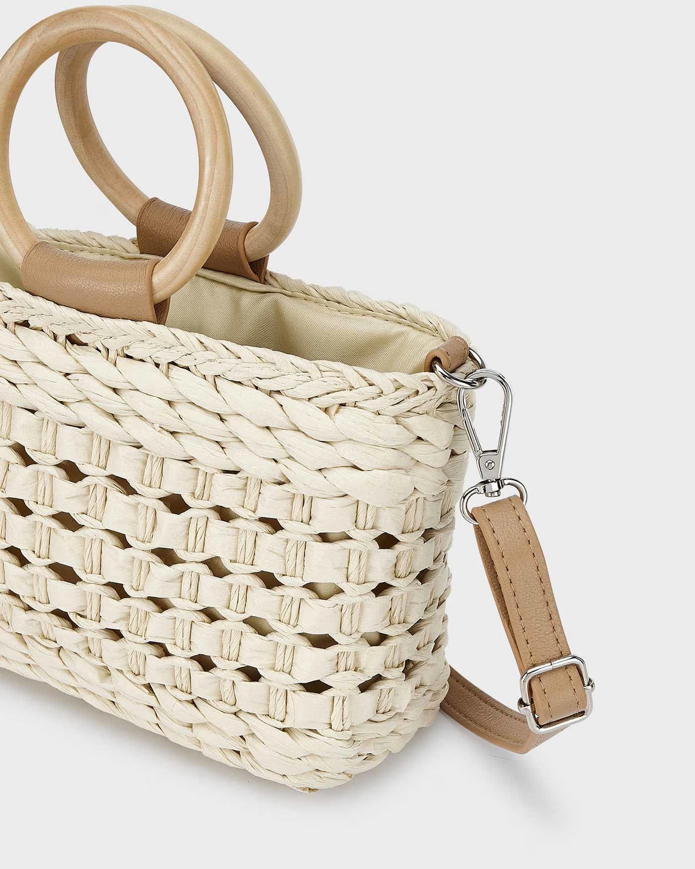 Borsa natural bambina Mayoral tipo vimini Mayoral Default Title