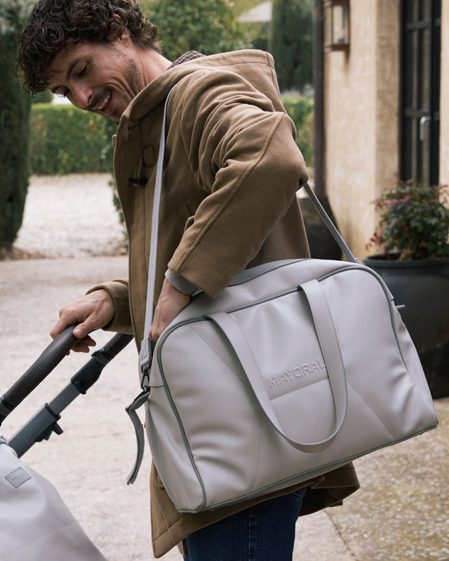 Borsa passeggino imbottita neonati Mayoral Newborn grigio perla Mayoral