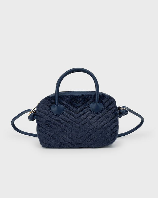 Borsa pellicciotto bambina Mayoral blu marino Mayoral
