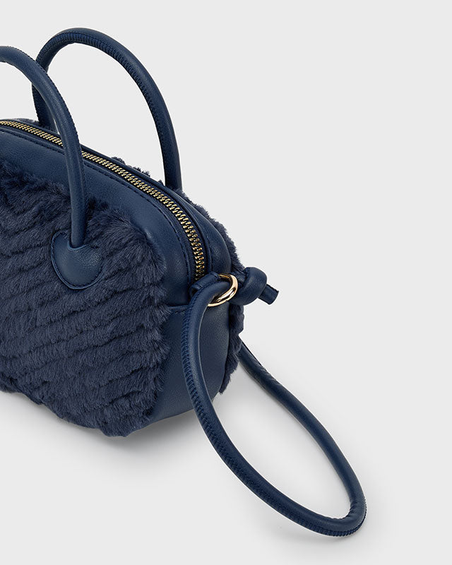 Borsa pellicciotto bambina Mayoral blu marino Mayoral