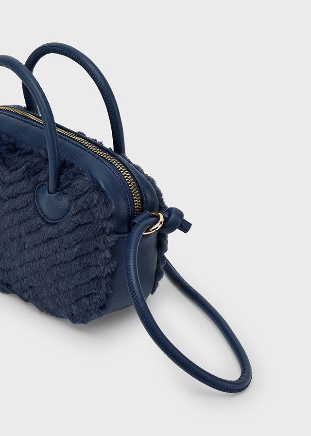 Borsa pellicciotto bambina Mayoral blu marino Mayoral