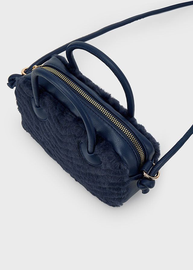 Borsa pellicciotto bambina Mayoral blu marino Mayoral