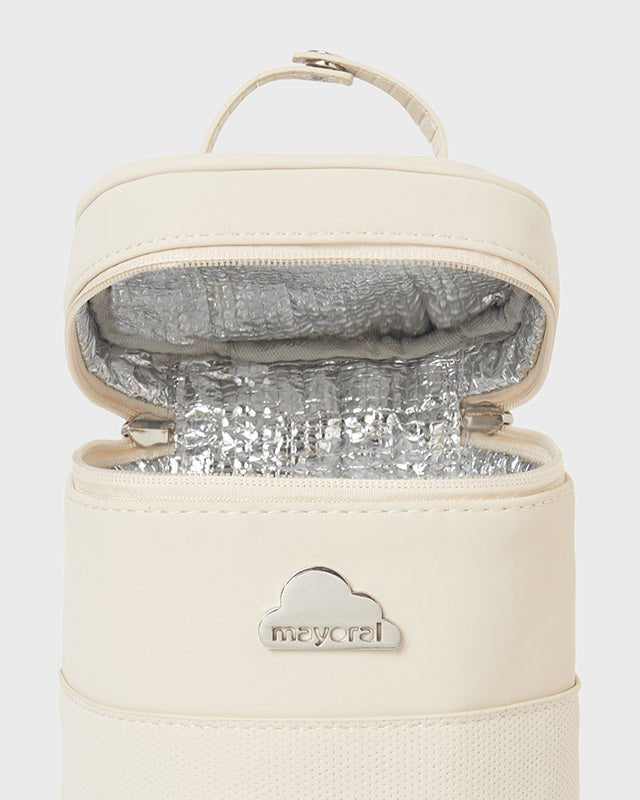 Borsa termica cilindrica Mayoral siminpelle Beige - ErreGiModaBimbo