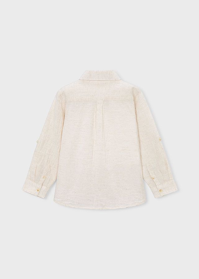 Camicia in lino manica lunga bambino Mayoral Mayoral 2 Anni 92cm