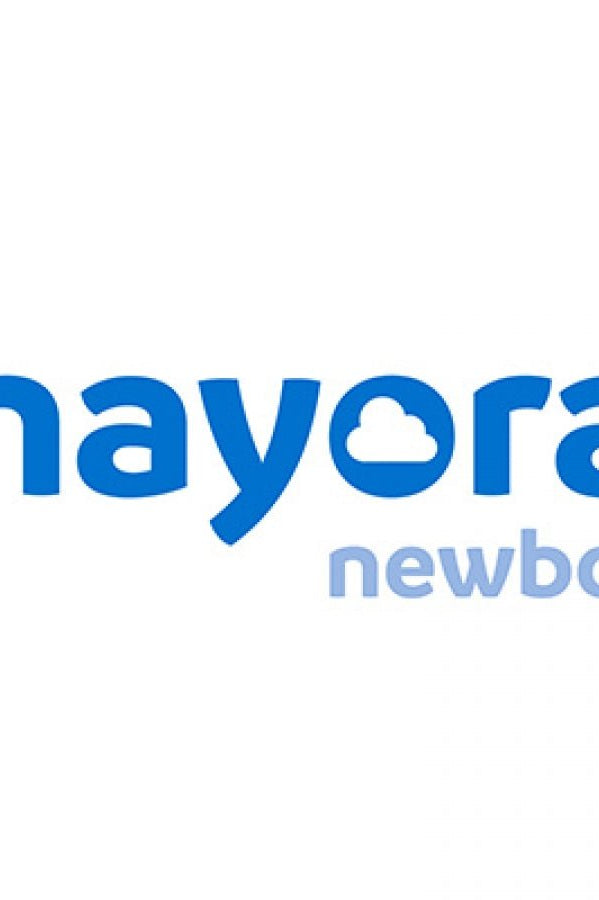 Camicia manica corta logo Mayoral Newborn neonato bianca - ErreGiModaBimbo