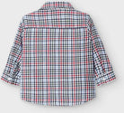 Camicia manica lunga neonato Mayoral fantasia quadri - ErreGiModaBimbo