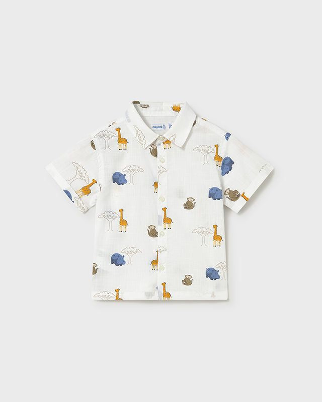 Camicia neonato Mayoral con animali della savana Mayoral 6 Mesi 68cm